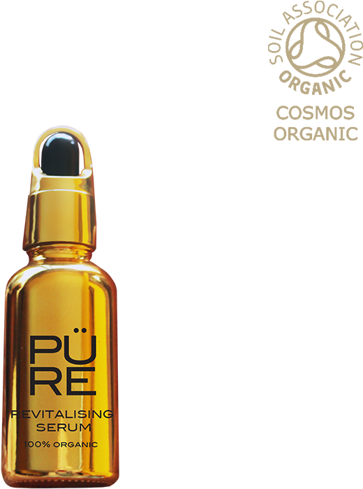 Revitalising Serum Organic With Prickly Pear And Marine - Glass Bottle Clipart (1000x1000), Png Download