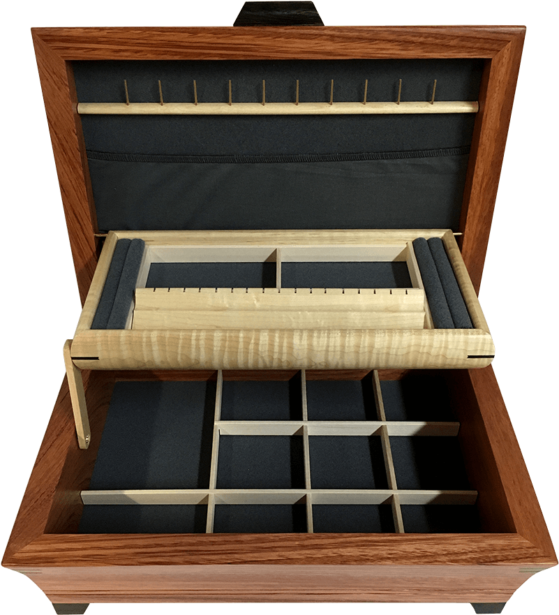 Lage Wooden Jewelry Box Jb-04 Interior - Drawer Clipart (814x900), Png Download