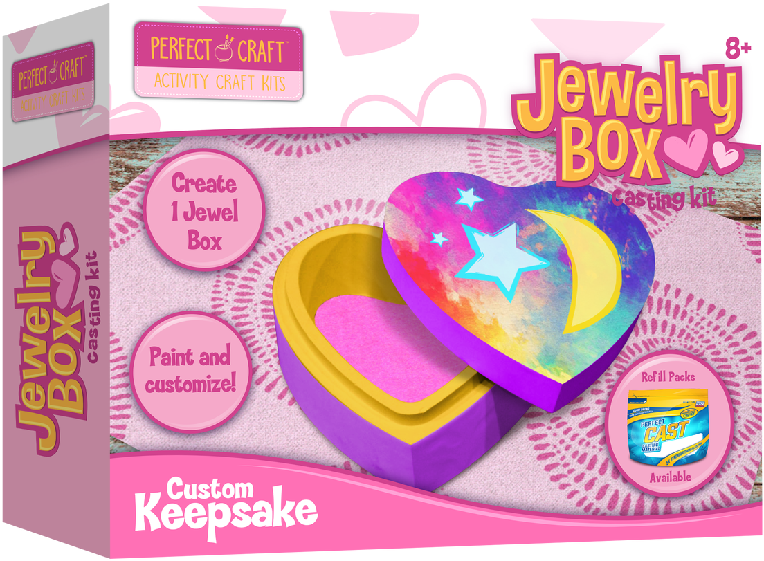 Perfect Craft Jewelry Box Casting Kit - Party Supply Clipart (1280x927), Png Download