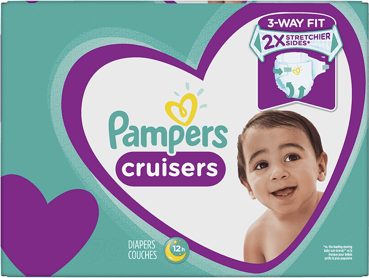 Better Than Coupons - Pampers Cruisers Box Barcode Clipart (800x800), Png Download