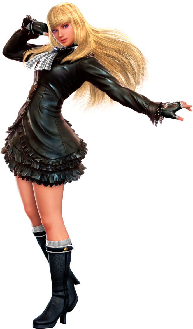 Lili Png - Lili Tekken Black Dress Clipart (690x1156), Png Download