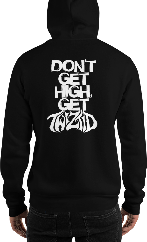 Fend X Twiztid Don't Get High Get Twiztid Hoodie Back - Twiztid Clipart (1000x1000), Png Download
