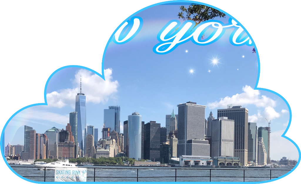 Cityview Sticker - New York City Clipart (1024x626), Png Download