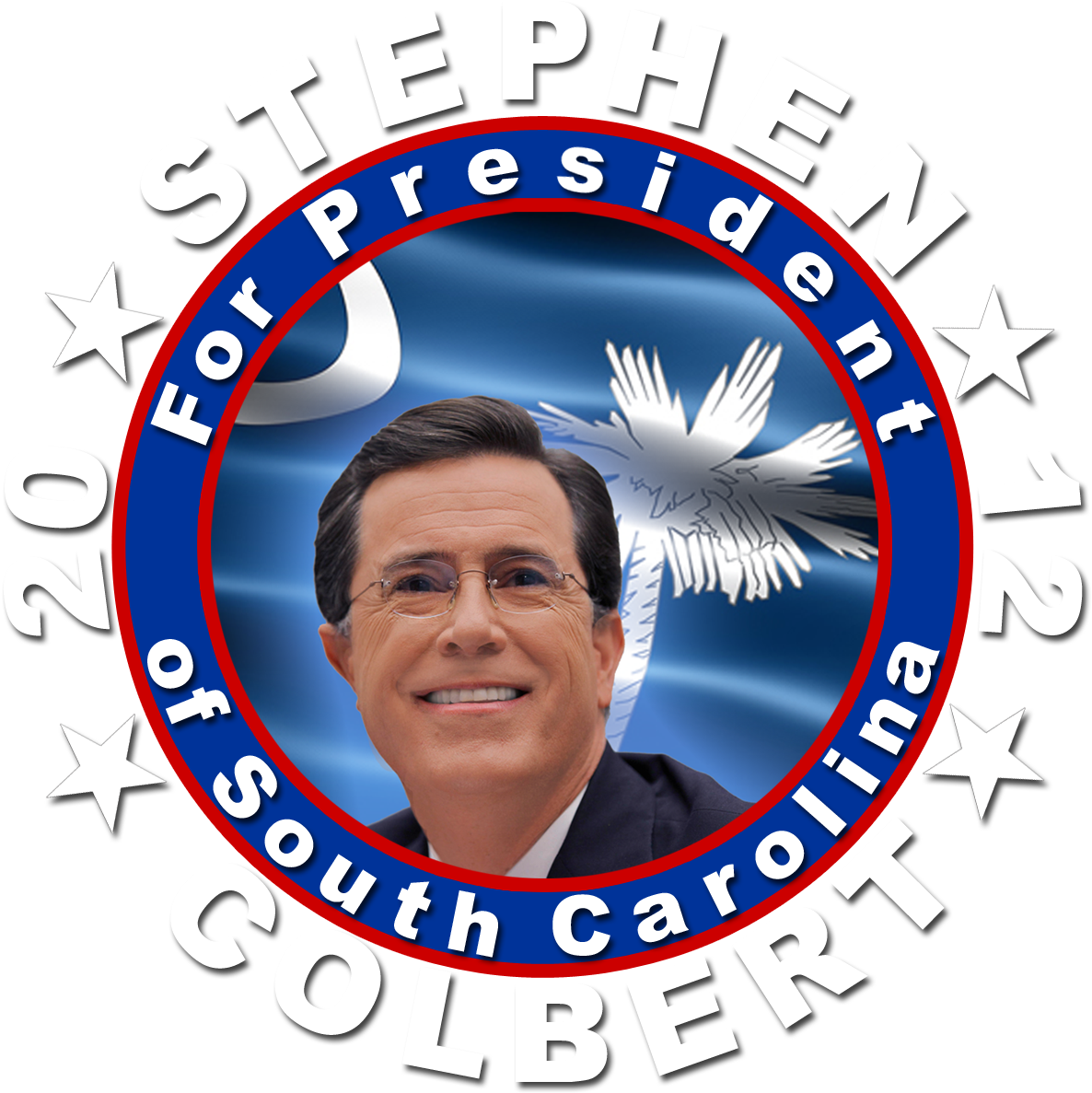 Vote Colbert For President Of South Carolina - Boxing Gloves Cake Topper Clipart (1216x1220), Png Download
