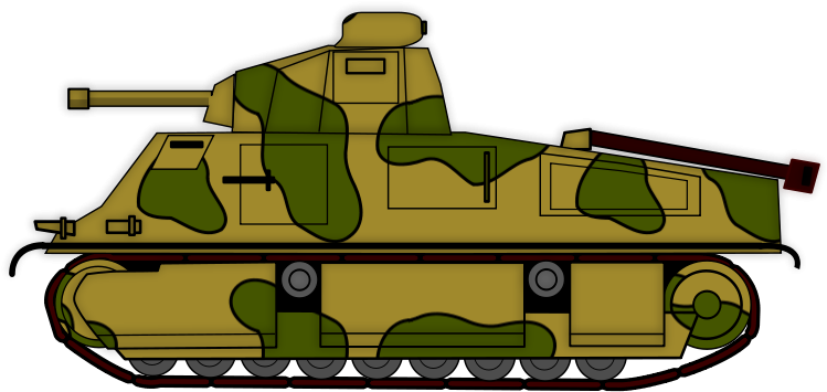 Soldiers Clipart Ww1 - Army Tank Clipart - Png Download (800x426), Png Download