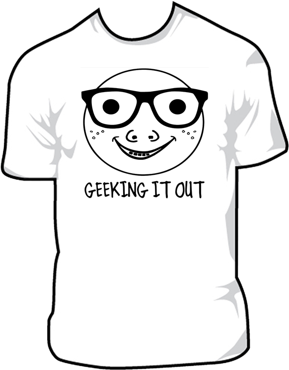 T Shirt Nerd Face - T Shirt Clipart (800x800), Png Download