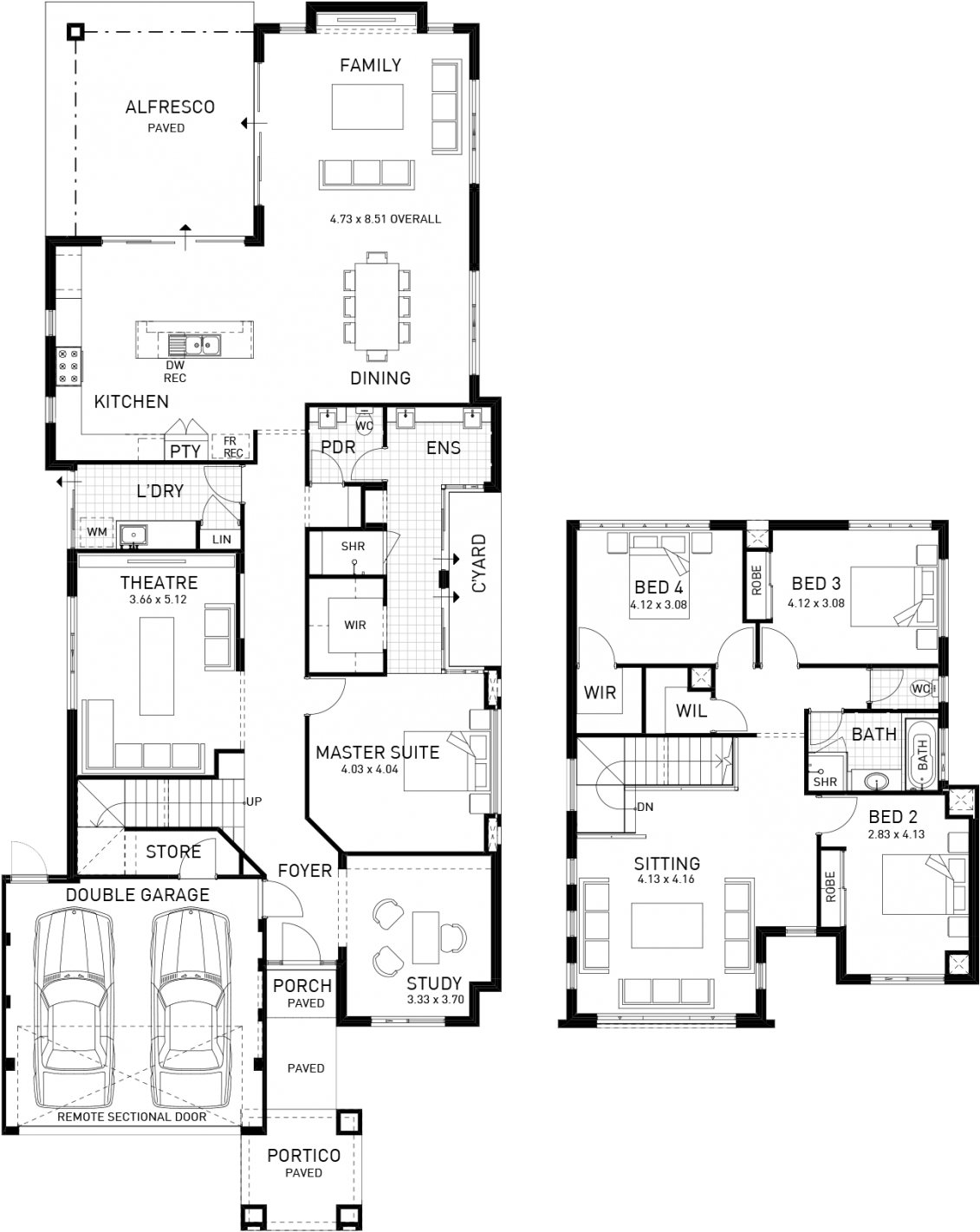 Plan Image - Floor Plan Clipart (1200x1492), Png Download
