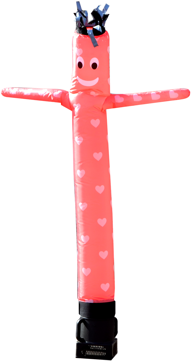 6ft Valentine's Day Air Dancers® Inflatable Tube Man - Animal Figure Clipart (833x1280), Png Download