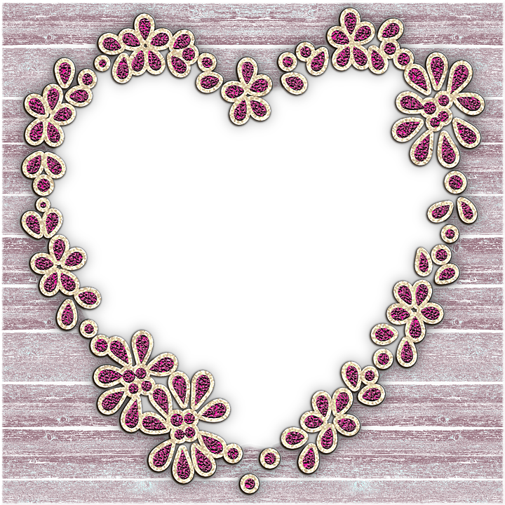 Heart, Board, The Background, Valentine's Day Clipart (720x720), Png Download