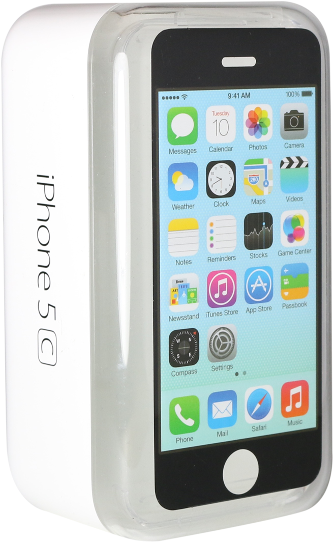 Used And Original Empty Mobile Phone Box For Iphone - Iphone 5c Clipart (1626x1626), Png Download