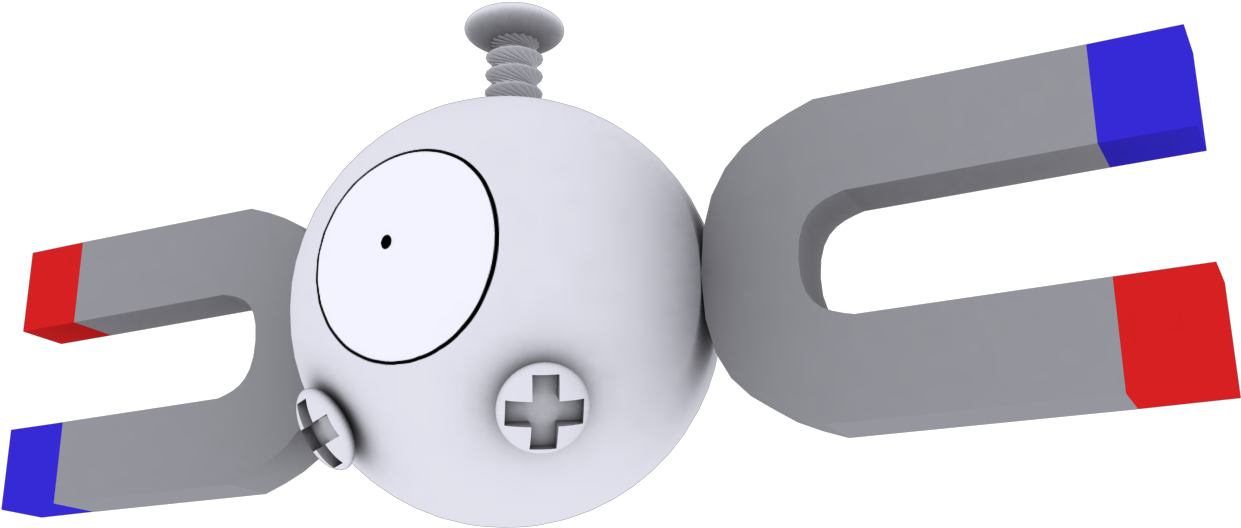 Pokemon En 3d- Magnemite - Teapot Clipart (1280x720), Png Download