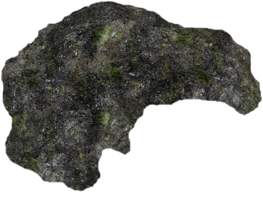 Moss Sc1 06 Feb 2009 - Mossy Rock Png Clipart (984x708), Png Download