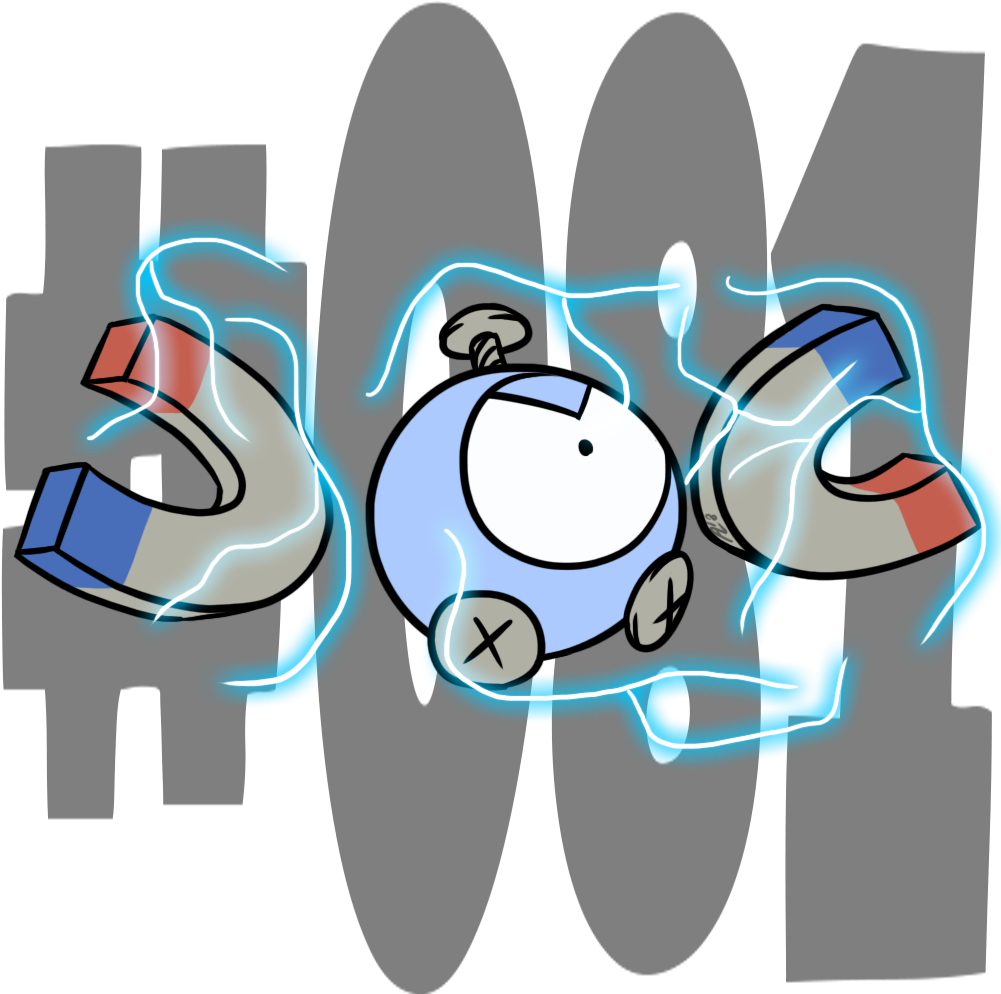 #magnemite #pokemon #pokemonadaypic - Cartoon Clipart (1000x1000), Png Download