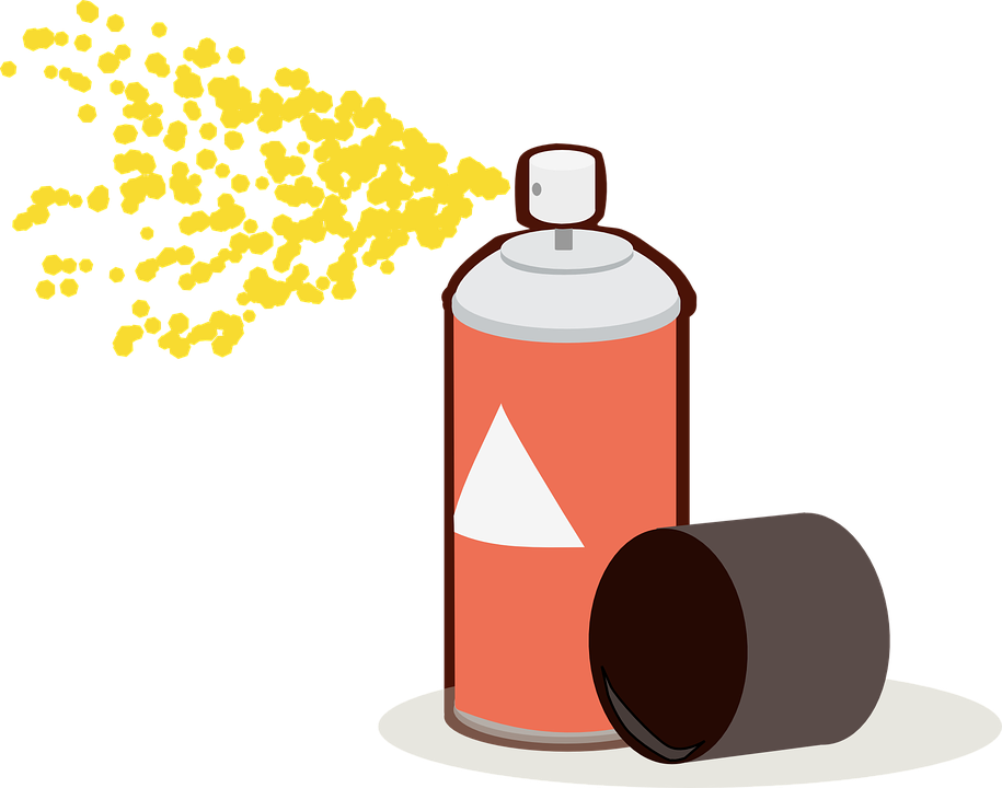 Bug Spray - Spray Paint Clipart - Png Download (915x720), Png Download