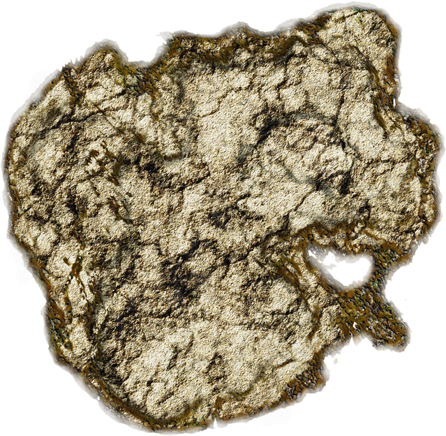 Mossyrock3 Blu - Igneous Rock Clipart (729x681), Png Download