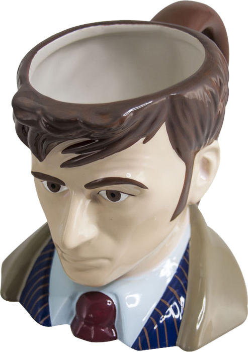 Tenth Doctor Toby 3d Mug - Tenth Doctor Clipart (493x700), Png Download