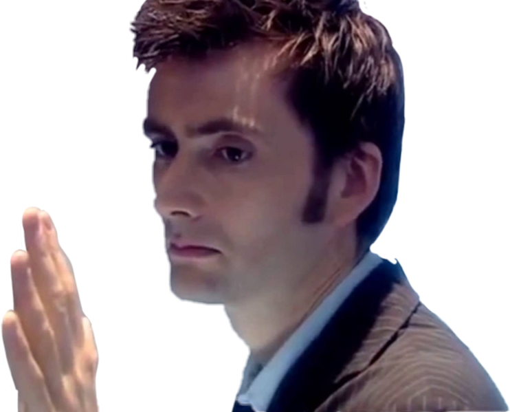 10thdoctor Sticker - Doctor Who Doomsday Clipart (742x599), Png Download