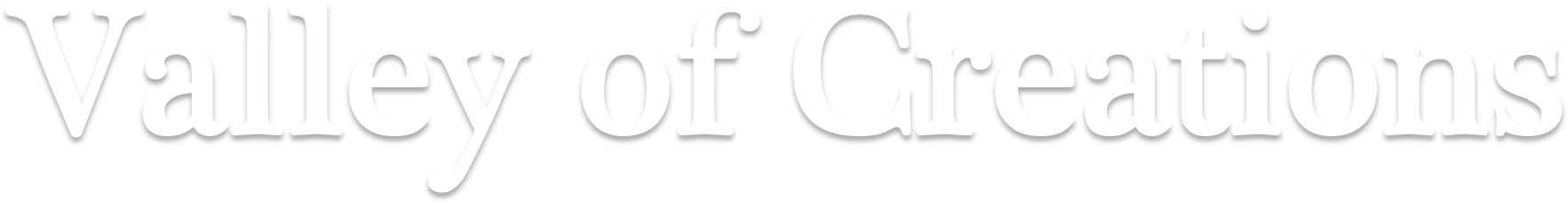 Valley Of Creations - Calligraphy Clipart (2017x457), Png Download