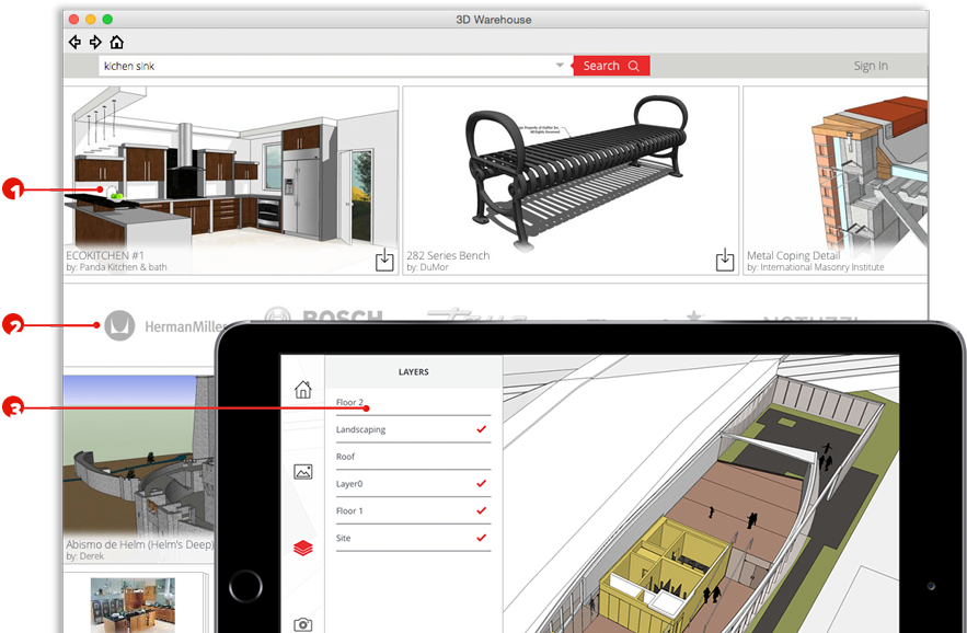 Powerful Image - Sketchup Pro Product Design Clipart (1031x600), Png Download