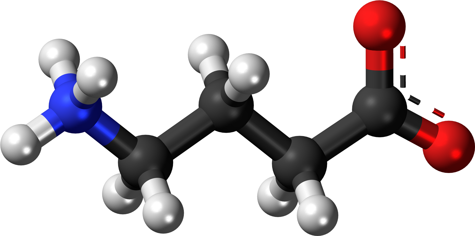 Adipic Acid Molecular Structure Clipart (2000x1050), Png Download