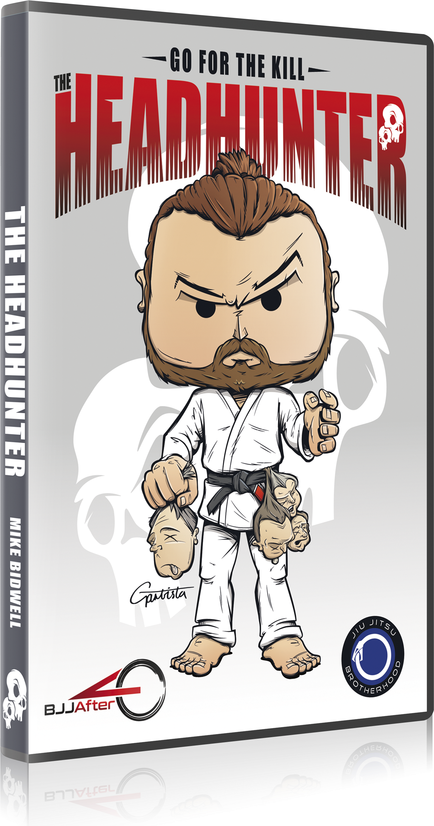 Headhunter Dvd Case 1 Jiu-jitsu & Kickboxing Classes - Headhunter By Mike Bidwell Clipart (2953x2953), Png Download