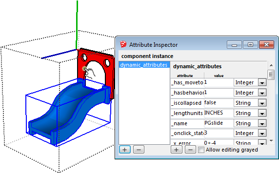 Sketchup Attribute Inspector Screen - Google Sketchup Attribute Clipart (720x468), Png Download