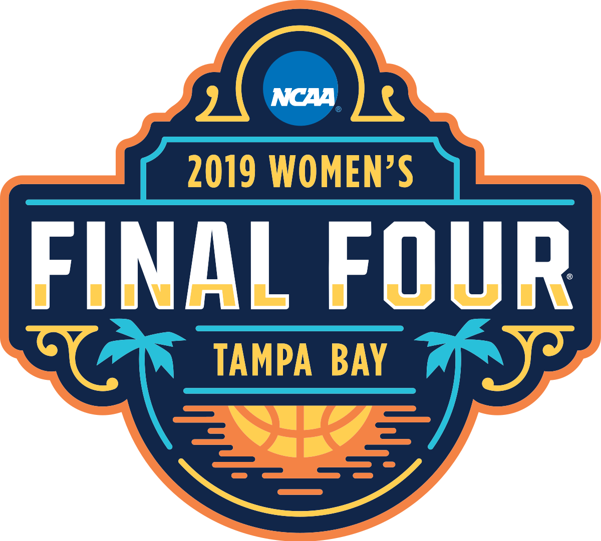 2019 Ncaa Division I Women's Basketball Tournament - Women's Final Four 2019 Clipart (1200x1081), Png Download