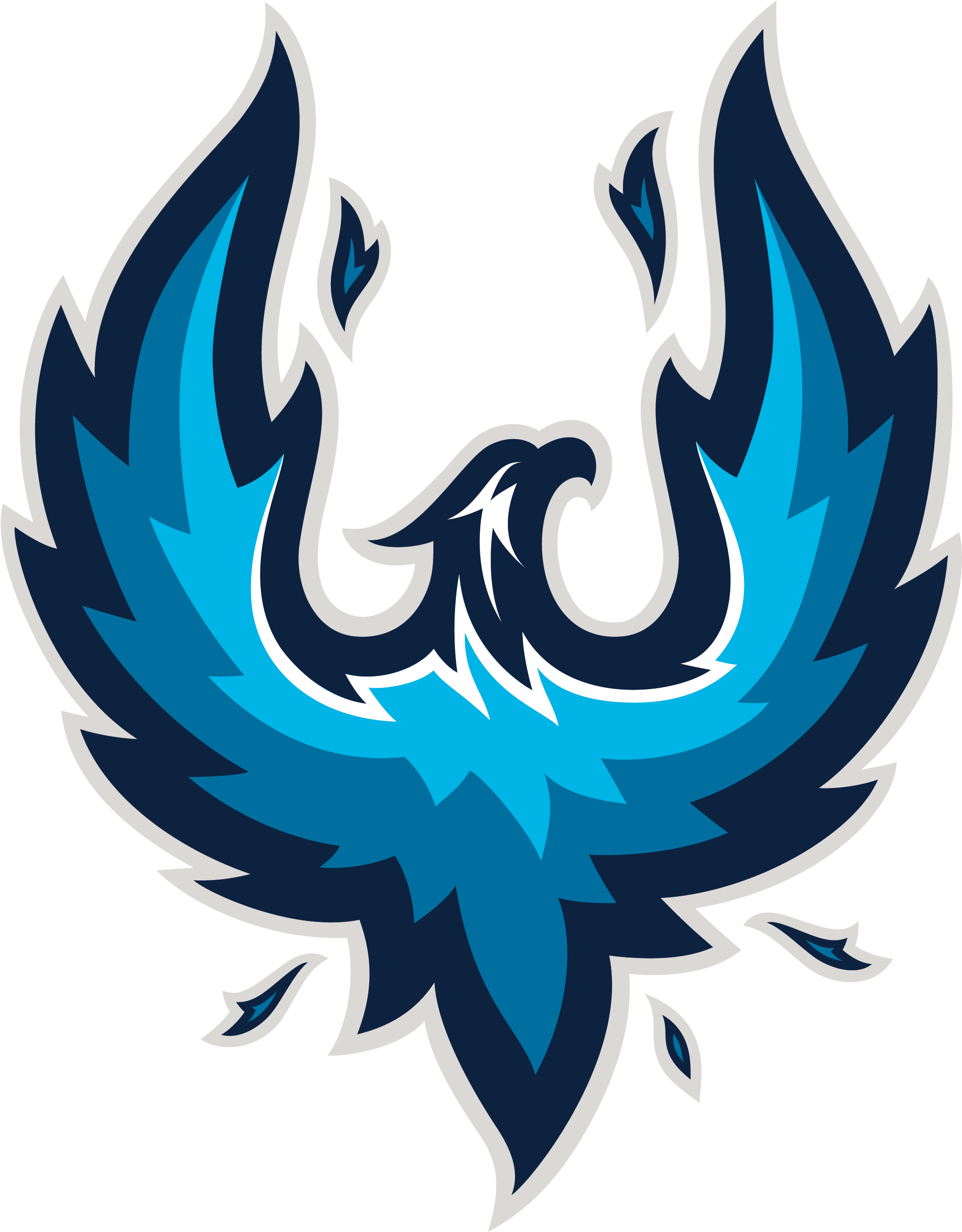 Blue Mascot Logo Png Clipart (3000x3001), Png Download