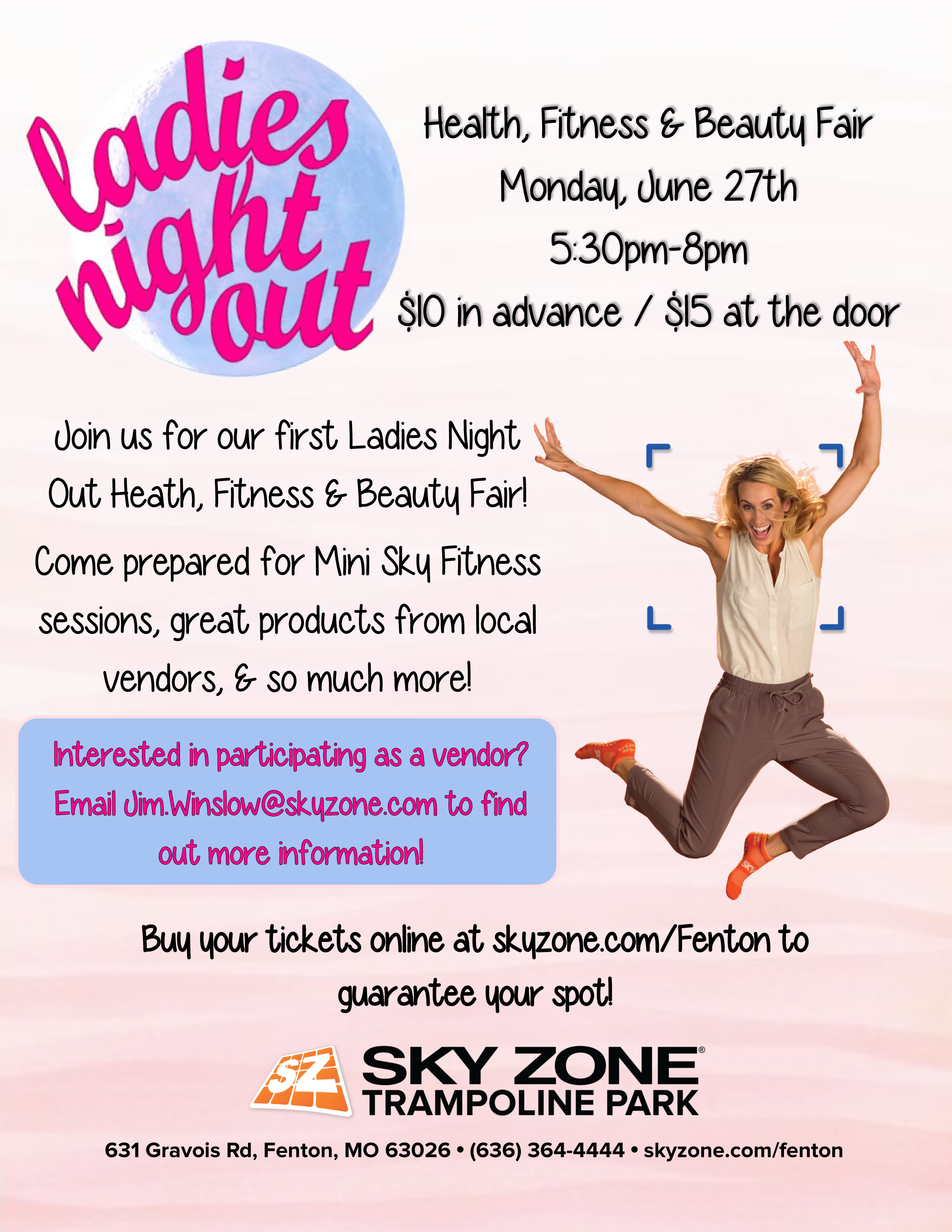 We're Looking For Participants And Vendors - Sky Zone Clipart (2550x3300), Png Download