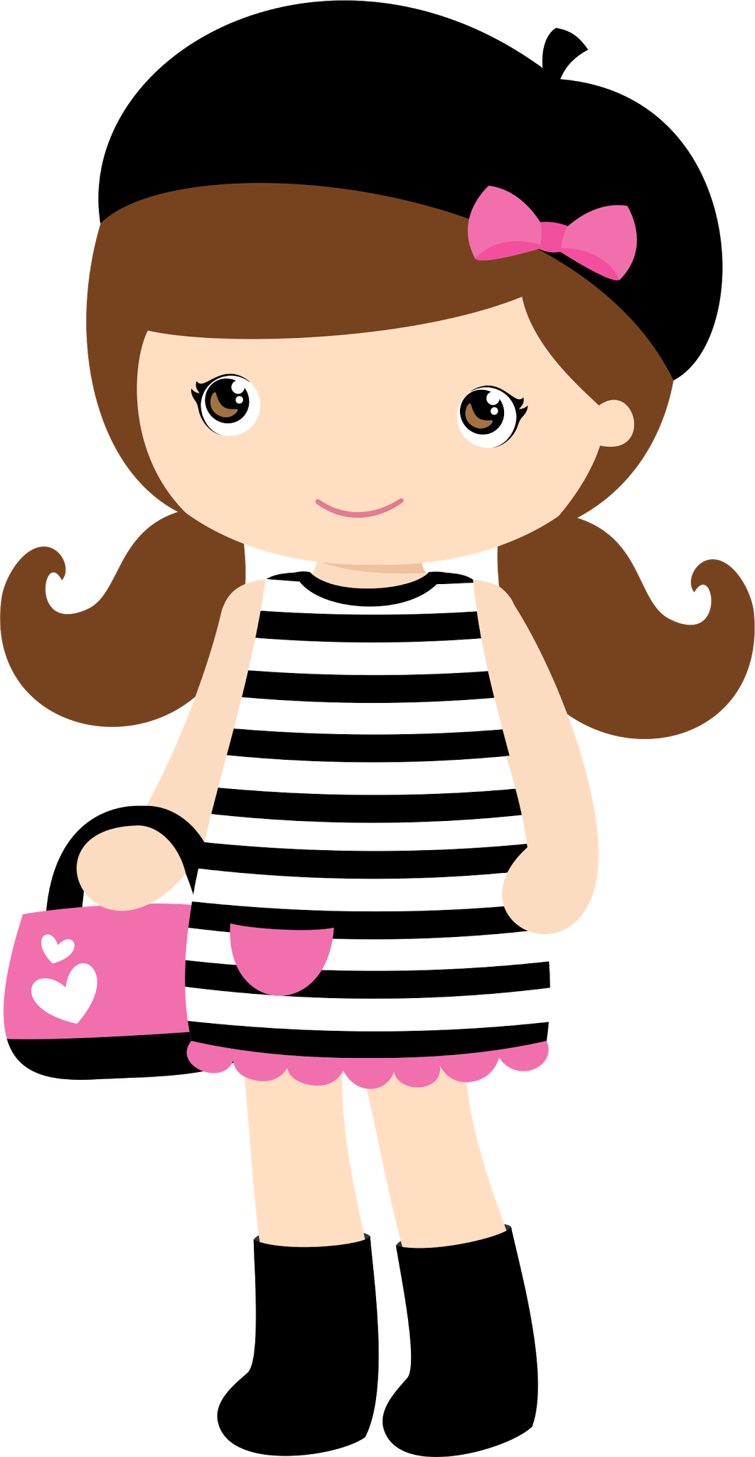 Meninas * Bonecas - Desenho De Menina Boneca Clipart (1062x2048), Png Download