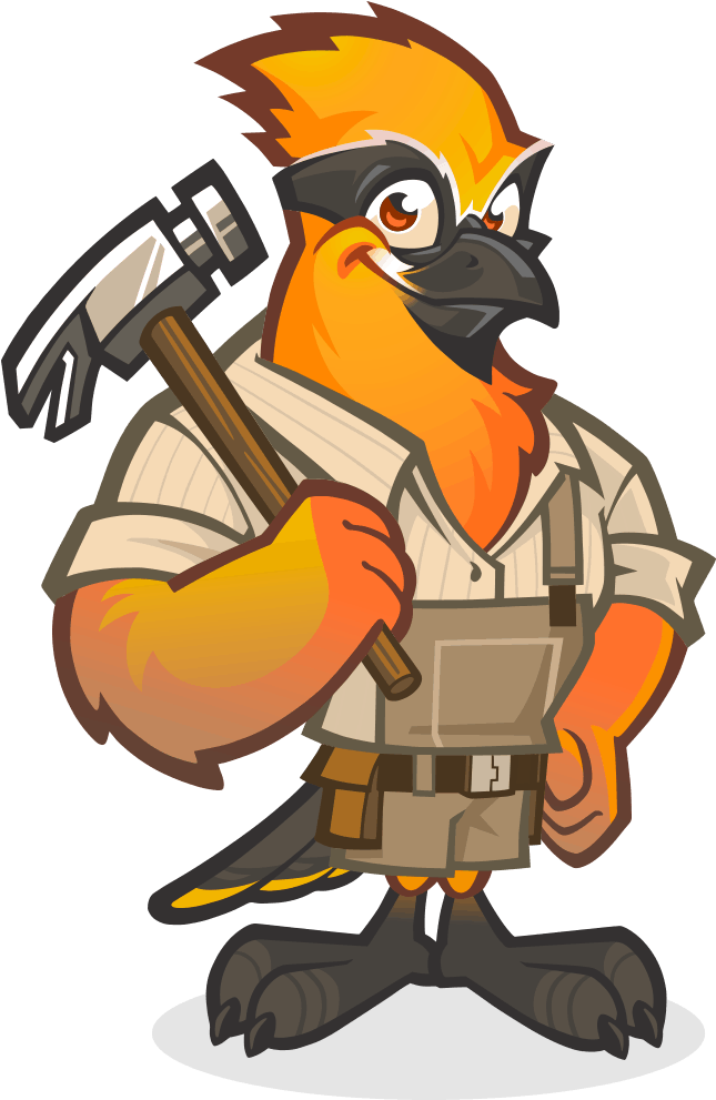 Mascot Character - Cedar Joinery Logo Clipart (900x990), Png Download