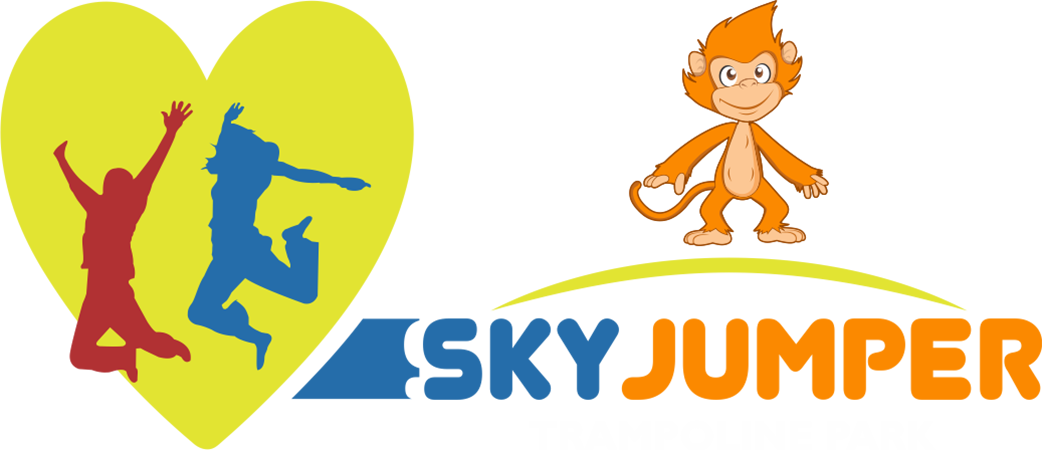 Skyjumper Trampoline Park Home - Sky Jumper Logo Clipart (1042x450), Png Download