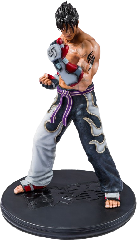 Tekken - Jin Kazama Flame Pants Clipart (439x767), Png Download