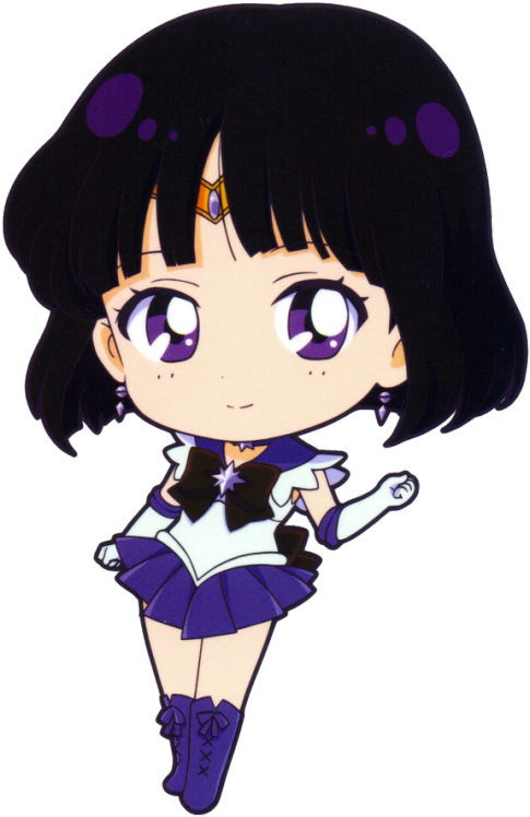 #sailor Saturn#sailor Pluto#sailor Moon#setsuna Meioh#hotaru - Cartoon Clipart (533x810), Png Download