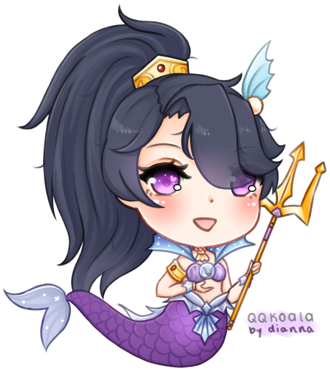 Artdark - Dark Mermaid Png Clipart (1000x1000), Png Download