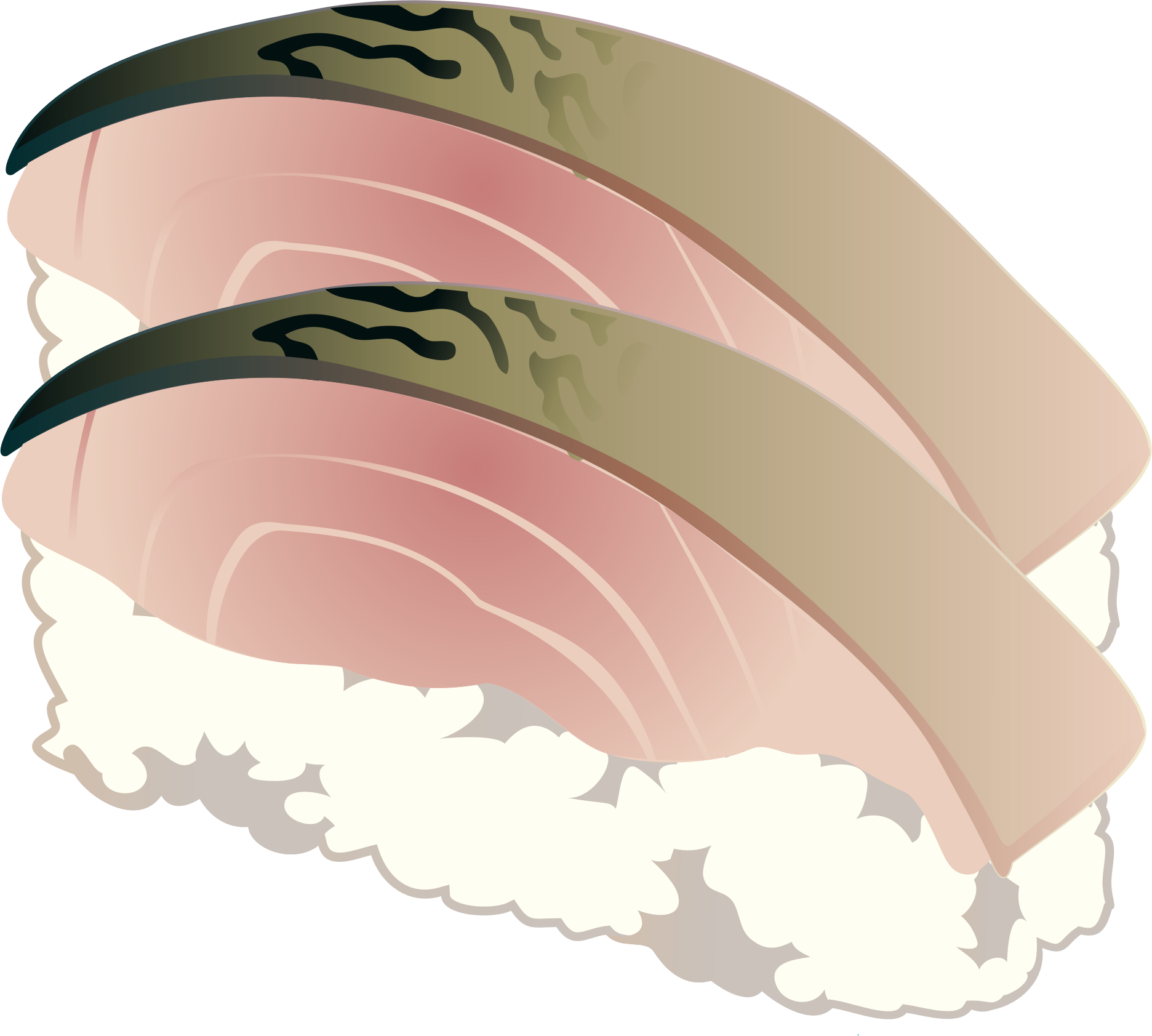This Free Icons Png Design Of Mackerel Sushi - Sushi Clipart (1872x1683), Png Download