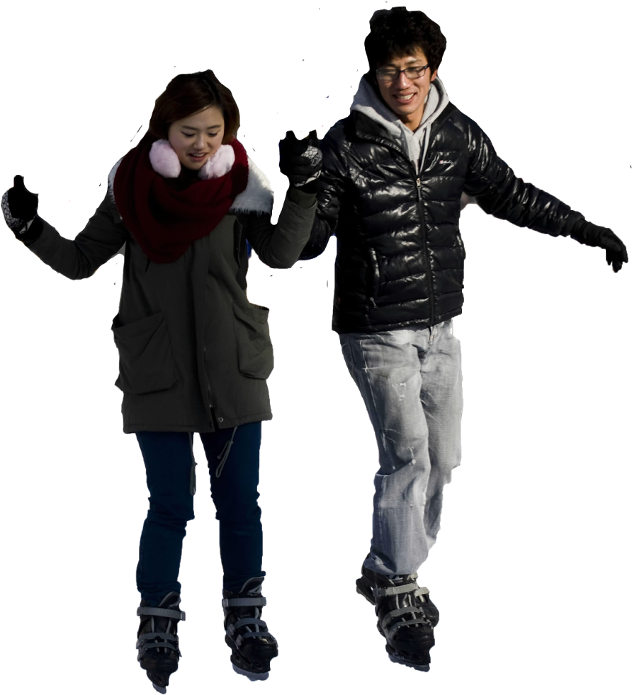 Amateur Guy - Ice Skating People Skating Png Clipart (1600x1142), Png Download