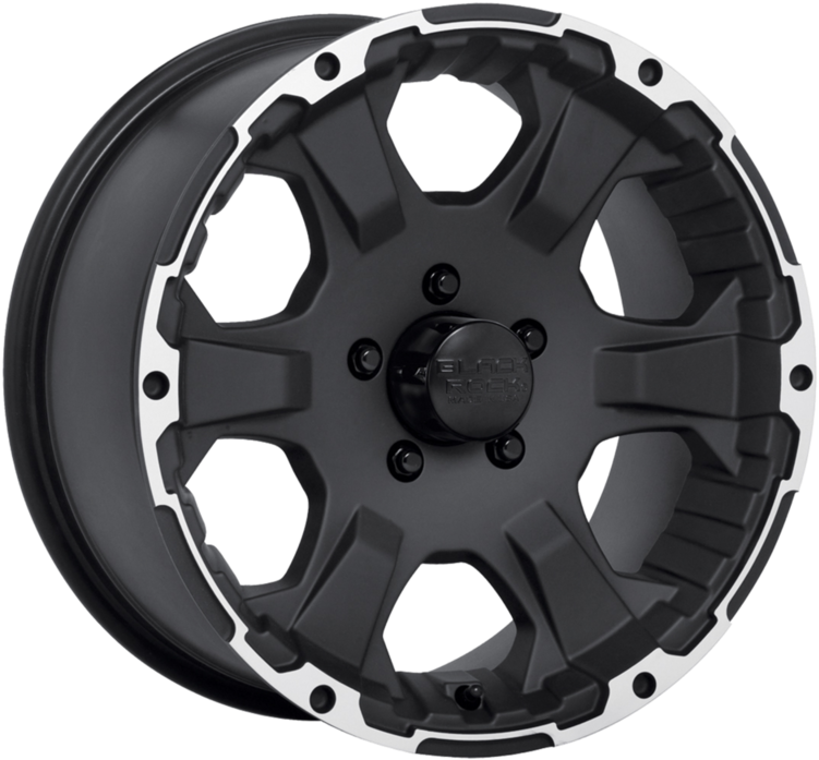 Intruder 910b - Black Rock Trailer Wheels Clipart (800x800), Png Download