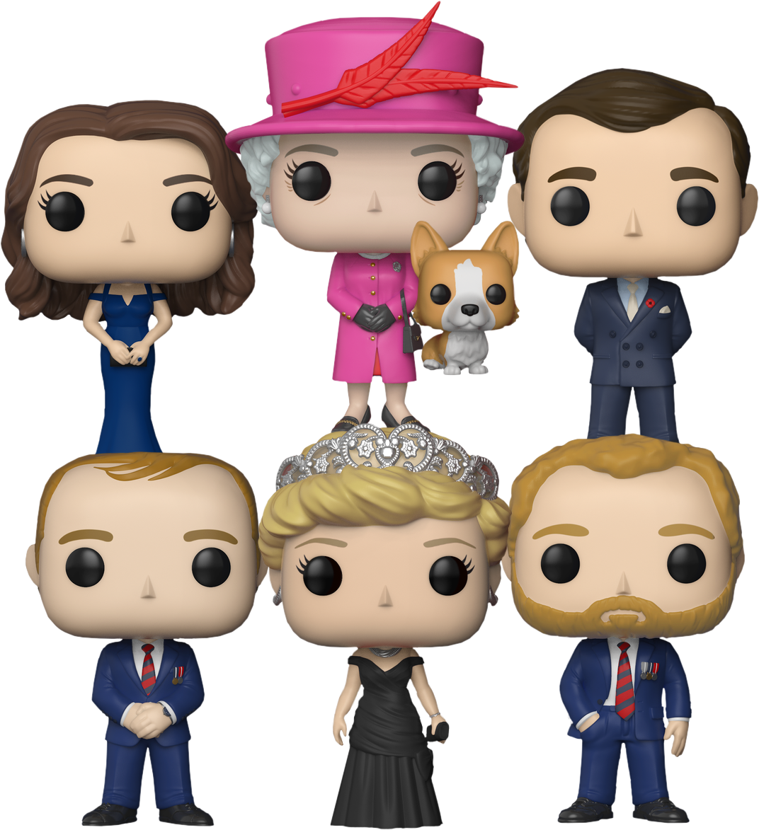 Royal - Royal Family Pop Vinyl Clipart (1072x1173), Png Download