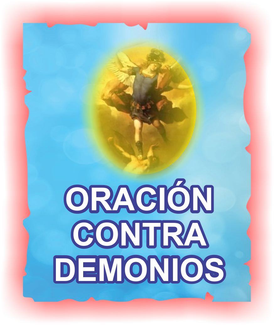 Oración Contra Demonios San Miguel Arcangel - Poster Clipart (873x1034), Png Download