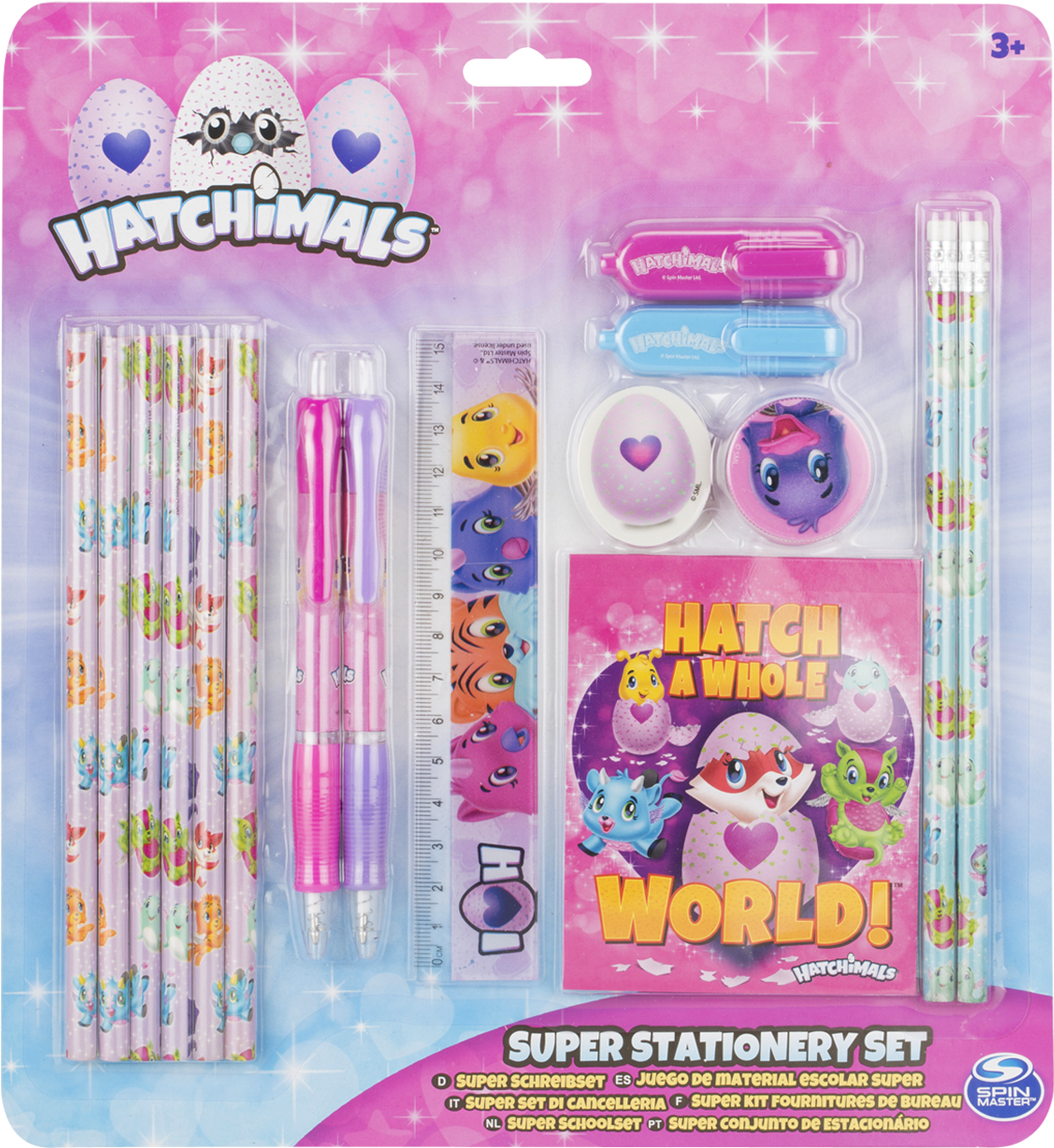 Hatchimals Super Stationery Set Clipart (1500x1500), Png Download
