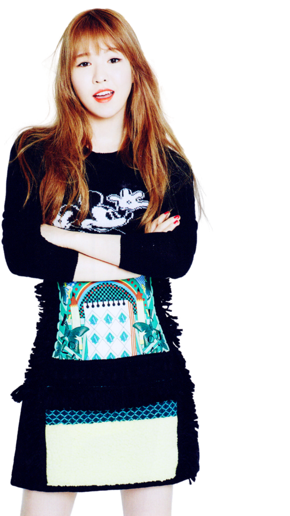 Red Velvet Wendy Png - Wendy Red Velvet Black And White Clipart (753x1061), Png Download