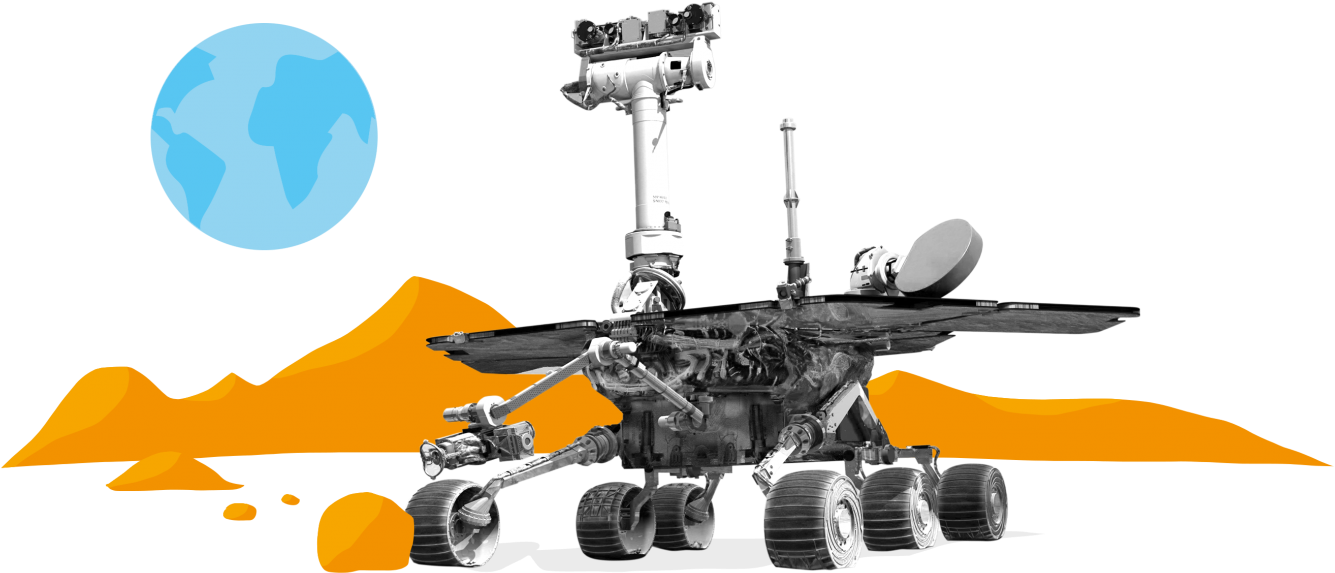 curiosity mars rover clip art