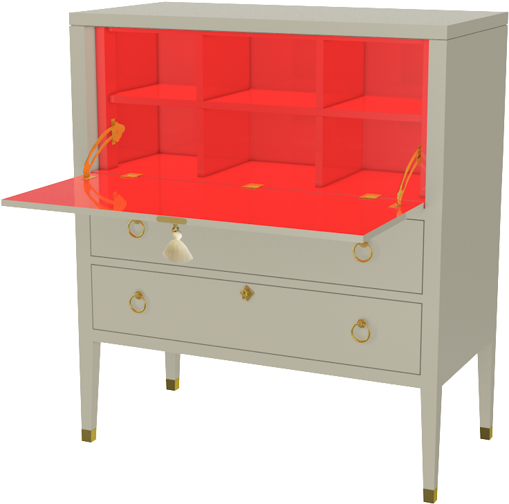 Easton Secretary Desk - Bench Clipart (1000x1000), Png Download