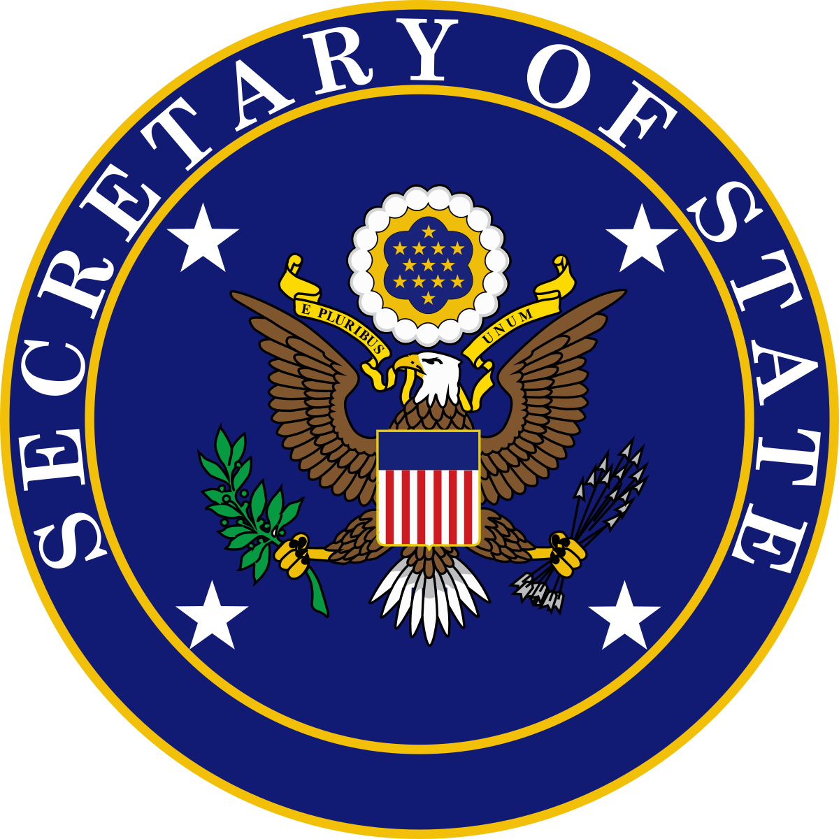 United States Secretary Of State - Us Air Force Reserve Logo Clipart (1200x1200), Png Download