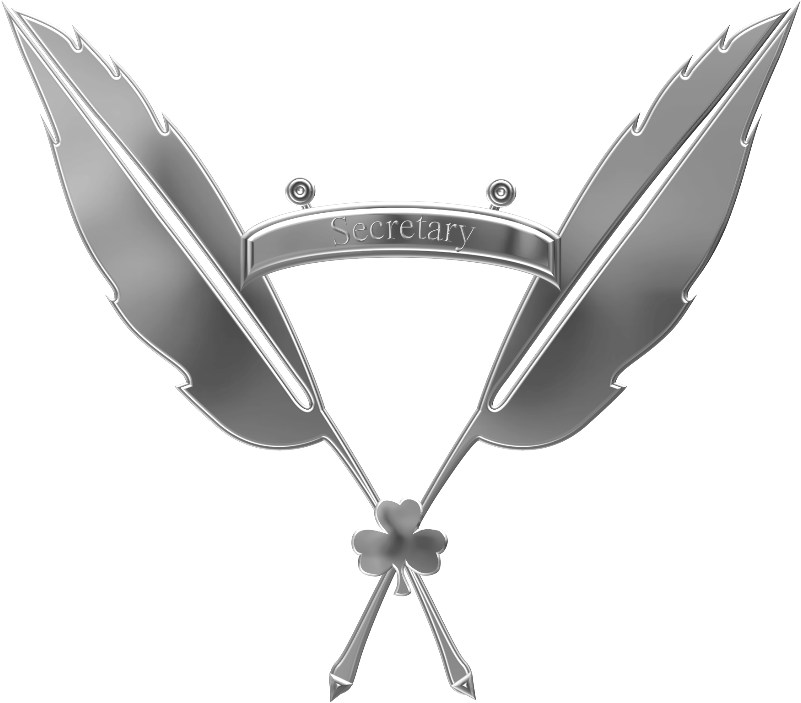 Secretary - Masonic Officers Jewels Clipart - Png Download (817x709), Png Download