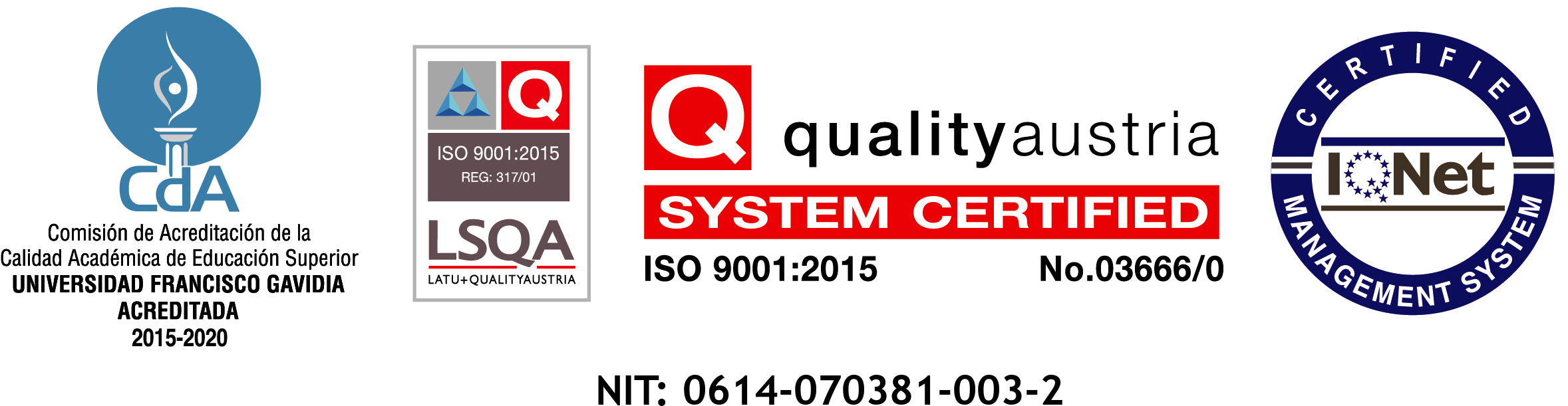 Nuevo Ingreso San Salvador - Iso 9001 Clipart (2550x690), Png Download