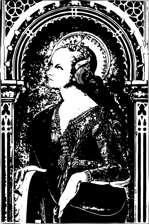 Glass,beautiful Woman,beautiful Women - Illustration Clipart (500x752), Png Download