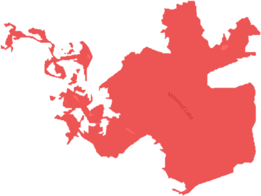 Millwood Outline - Map Clipart (917x678), Png Download
