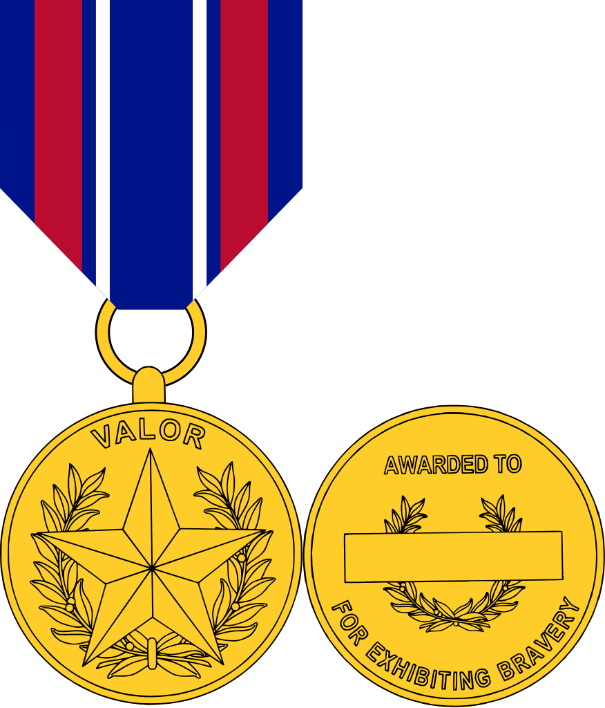 Office Of The Secretary Of Defense Medal For Valor - Secretary Of Defense Medal For Valor Clipart (876x1024), Png Download